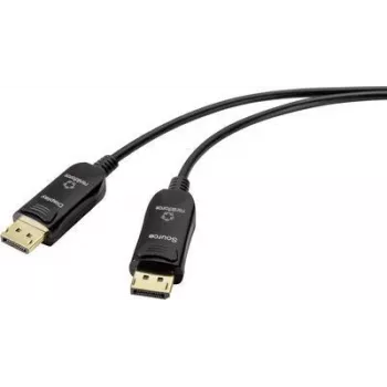 Renkforce DisplayPort 1.4 aktywny kabel optyczny 50 m czarny 8K 60Hz RF-4598012