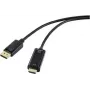 Kabel RENKFORCE DisplayPort do HDMI 5 m Czarny 4K 30Hz Pozłacane Złącza RF-5179192