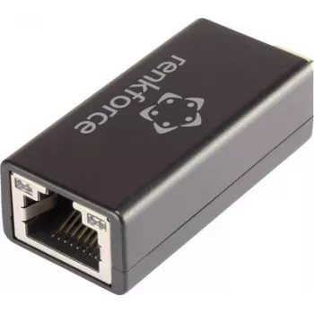 Renkforce RF-3386050 Adapter USB-C na RJ-45 Gigabit Ethernet Czarny
