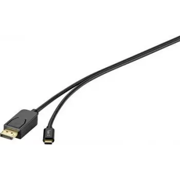 Kabel adapter USB-C do DisplayPort Renkforce RF-4538166 1,8m Czarny 4K@60Hz