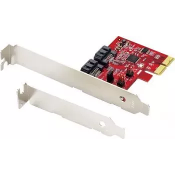 Renkforce RF-4679590 karta kontrolera RAID PCIe 2.0 x1 na 2x SATA III, Low Profile, ASM1061, RAID 0/1/JBOD