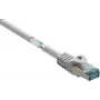 Renkforce RF-5047494 kabel krosowy CAT 6a S/FTP, RJ45, 0,5 m, szary, ochrona zatrzasku, trudnopalny