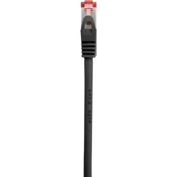 Renkforce RF-5469256 kabel krosowy CAT 6 S/FTP, RJ45, 2 m, czarny, bez zaczepów, pozłacane styki, trudnopalny