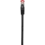 Renkforce RF-5469256 kabel krosowy CAT 6 S/FTP, RJ45, 2 m, czarny, bez zaczepów, pozłacane styki, trudnopalny