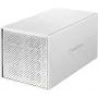 Renkforce RF-5587610 4-komorowa obudowa na dyski SATA, 2,5/3,5 cala, USB 3.2 Gen 1, aluminium, wentylator 80 mm