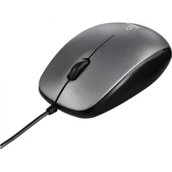 Renkforce RF-5805910 Przewodowa Mysz Optyczna Szara 3 Przyciski 1000 dpi Zintegrowane Kółko Przewijania