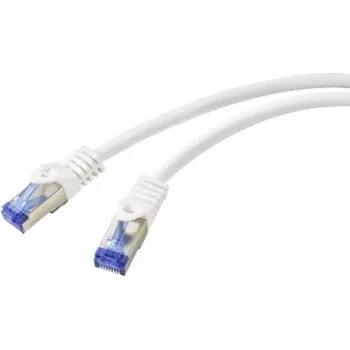 Renkforce RF-6830454 kabel krosowy CAT 6a S/FTP, RJ45, 2 m, biały