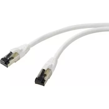 Renkforce RF-7106490 kabel sieciowy Cat 8.1 S/FTP, RJ45, 1 m, biały