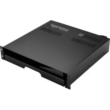 Renkforce RF-7112620 szuflada rack 19 cali 2U wysuwana do szafy o głębokości od 500 mm czarna