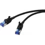 Renkforce RF-7116936 kabel krosowy CAT 6a S/FTP, RJ45, 0,5 m, szary RAL 7035