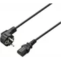 Renkforce RF-7176932 kabel zasilający 3m CEE 7/7 do IEC C13, 10A 250V, czarny