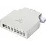Adapter szyny DIN Renkforce RF-7187896, obudowa nieobsadzona 8-portowa, jasnoszara