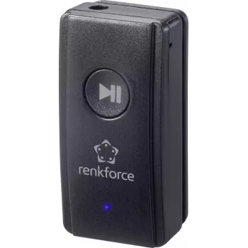 Odbiornik muzyki Bluetooth Renkforce RF-BAR-100, Bluetooth 4.2, zasięg 10 m, gniazdo 3,5 mm, czarny RF-4470378