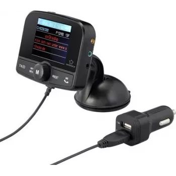 Adapter samochodowy DAB+ Renkforce RF-CRDAB-100 z Bluetooth i uchwytem na przyssawkę RF-6721070
