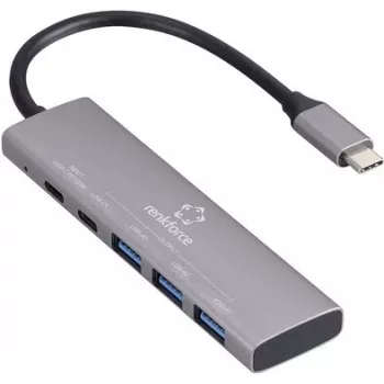 Renkforce RF-USBH-280 5-portowy hub USB 3.2 Gen 1 z portem ładowania USB-C PD (RF-6439798)