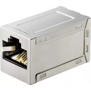 Złącze adaptera sieciowego Renkforce RJ45, CAT 6a, ekranowane, białe (RF-4562732)