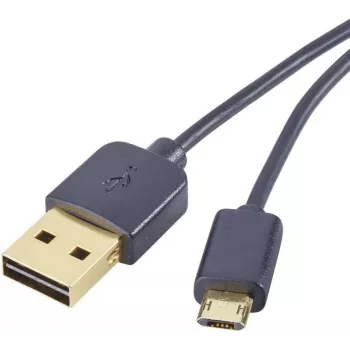Renkforce kabel USB 2.0 A do Micro-B obustronnie odwracalny 1 m czarny