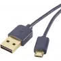 Renkforce kabel USB 2.0 A do Micro-B obustronnie odwracalny 1 m czarny