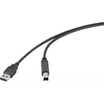 Kabel Renkforce USB 2.0 USB-A męski do USB-B męski 2 m Czarny RF-6830428