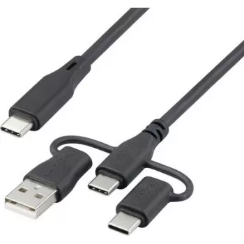 Renkforce kabel do ładowania USB 2.0 USB-C 3m czarny RF-6615910