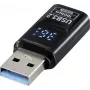Adapter Renkforce USB 3.2 Gen 2, USB-A męski na USB-A żeński, 10 Gbps, czarny RF-6826676
