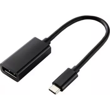 Kabel adapter Renkforce USB-C na DisplayPort 14 cm 4K@60Hz Czarny RF-4613070