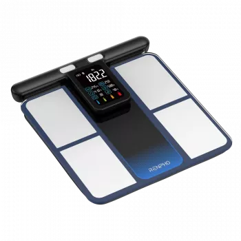 RENPHO Morpho Scan MSC01 Waga analizująca skład ciała z chowanym uchwytem, Wi-Fi i Bluetooth, czarna