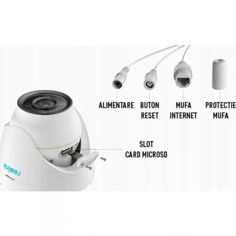 Reolink P344 12MP Kopułkowa Kamera PoE z Wyszukiwaniem AI