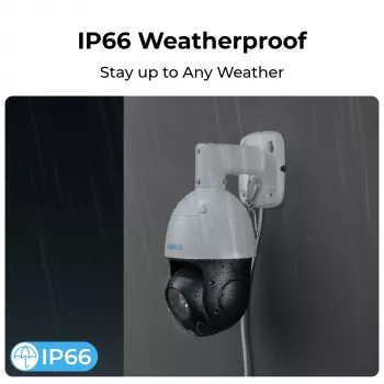 Kamera bezpieczeństwa Reolink Smart 4K PoE PTZ z 16-krotnym zoomem optycznym, automatycznym śledzeniem, IP66, 256GB Micro SD