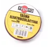 REPERO 711E Brązowa taśma izolacyjna PVC 19 mm x 20 m