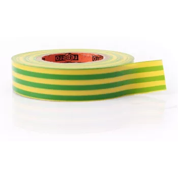 REPERO 711E Żółto-Zielona Taśma Izolacyjna PVC 19 mm x 20 m