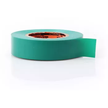 REPERO TTE711E4-0019-20 PVC Taśma izolacyjna elektryczna, zielona, 19 mm x 20 m, 600V, niepalna