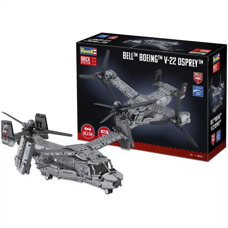 Revell Brick System - Bell Boeing V-22 Osprey Construction Toy (540 Pieces)
