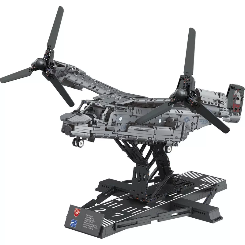 Revell Brick System - Bell Boeing V-22 Osprey Construction Toy (540 Pieces)