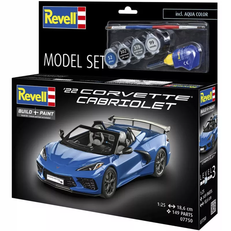 Zestaw modelarski Revell Corvette C8 Cabriolet skala 1:25