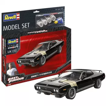 REVELL Model Set Fast & Furious - Dominic's 1971 Plymouth GTX (Skala 1:24)