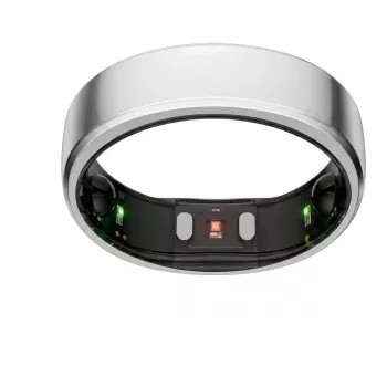 RingConn Smart Ring Gen2 Future Silver Rozmiar 8 - Pierścień do monitorowania snu, fitnessu i tętna