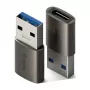 Ringke Konwerter USB Męski na Typ-C Żeński (2 szt.) Gunmetal
