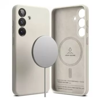 Ringke Galaxy S25 Case Silicone Magnetic Stone