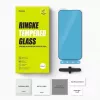 Ringke iPhone 15/16 Screen Protector Privacy Tempered Glass 9H with Installation Jig Transparent