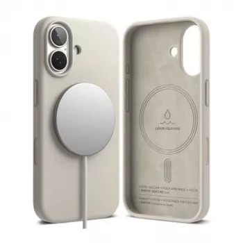 Ringke iPhone 17 Etui Silikonowe Magnetyczne Stone