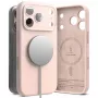 Ringke iPhone 17 Pro Case Silicone Magnetic Pink Sand