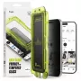 Ringke iPhone 17 Screen Protector Premium Easy Slide Privacy Tempered Glass 9H z Jigiem do Montażu (2 szt.) Transparentny