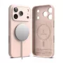 Ringke Silicone Magnetic MagSafe iPhone 15 Pro Max Case Pink Sand