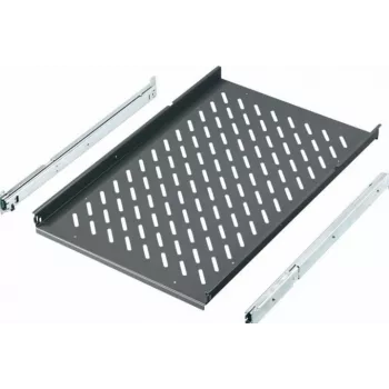Rittal 19-calowa wysuwana półka do obudów TS, PC-TS, IW, głębokość 600 mm, 40 kg, szary łupkowy RAL 7015 6902.960