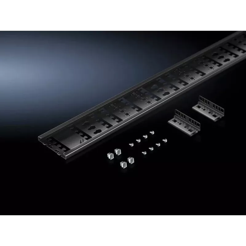 Rittal 5302.120 Panel do zarządzania kablami 1U 19 cali RAL 9005
