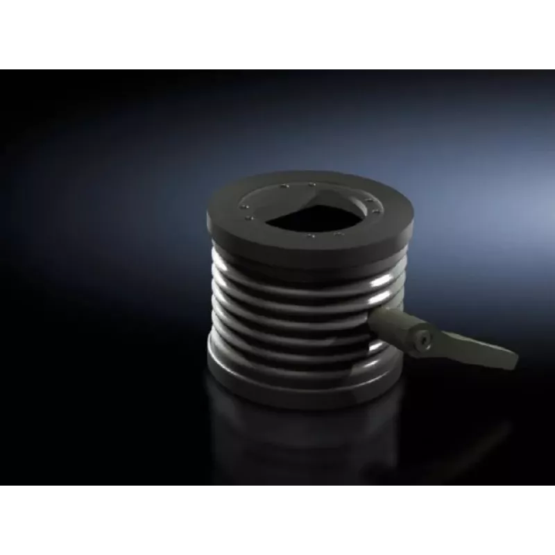 Rittal CP Adapter uchylny ±45° do połączenia ramienia wspornika Ø 130 mm, aluminium odlewane, szary grafitowy RAL 7024 6206.420