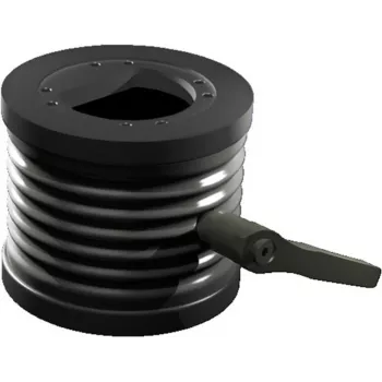 Rittal CP Adapter uchylny ±45° do połączenia ramienia wspornika Ø 130 mm, aluminium odlewane, szary grafitowy RAL 7024 6206.420
