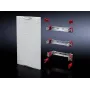 Rittal ISV Moduł szyny nośnej urządzeń SV 9666.220 500x450mm stal blacha szary RAL 7035
