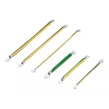 Rittal SZ opaska uziemiająca, 6 mm², 200 mm, końcówki oczkowe M6, 10 szt. 2569.000